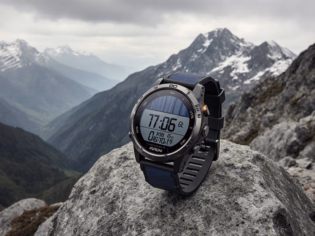 Solar GPS Watch: Lasting Power, Sustained Trails